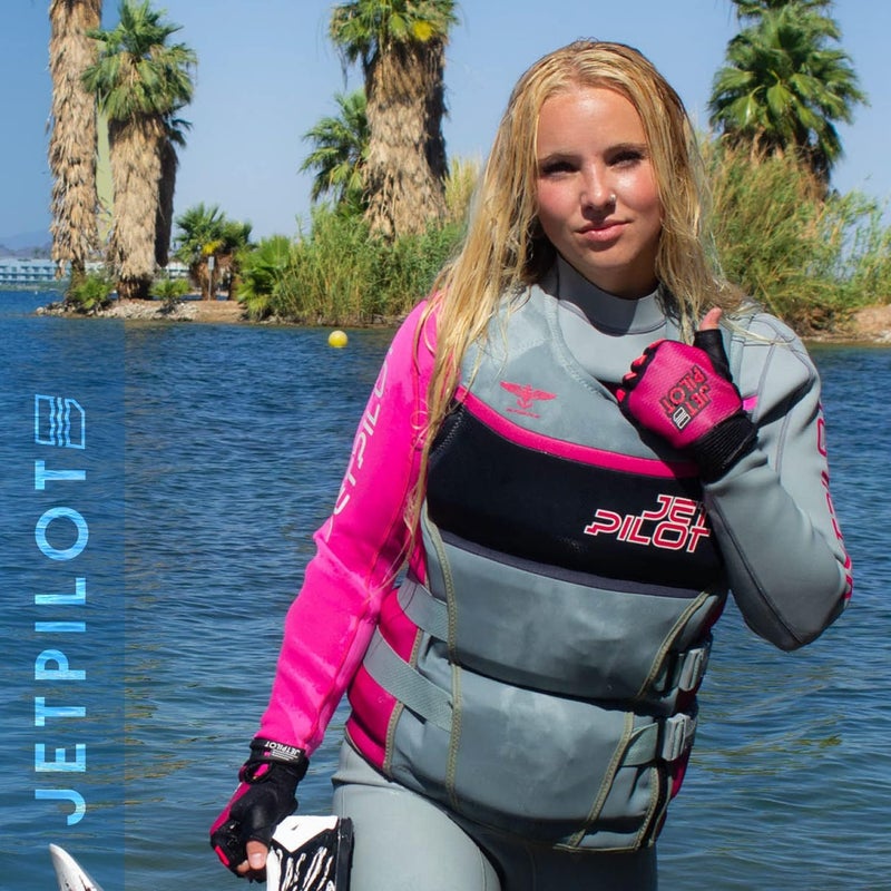 Jetpilot Hold Fast Short Finger PWC Gloves - High-Intensity Water Sports: Jet Skiing, Kayaking, Windsurfing, Kiteboarding, Sailing, Diving, Stand Up Paddle Boarding, Personal Water Craft - Image 5